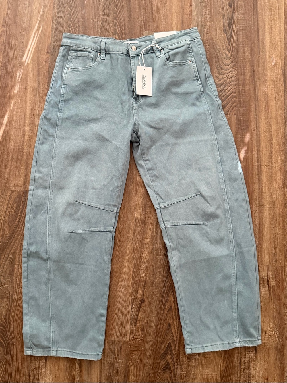 Zenana Barrel Jeans NWT XL